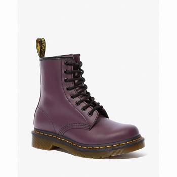 Dr Martens 1460 Smooth Kožené Lace Up - Fialove Cizmy Damske, D219SK